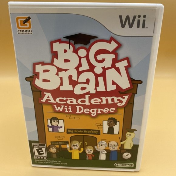 Big Brain Academy: Wii Degree (Nintendo Wii, 2007) - Complete w/ Manual. - Picture 1 of 4